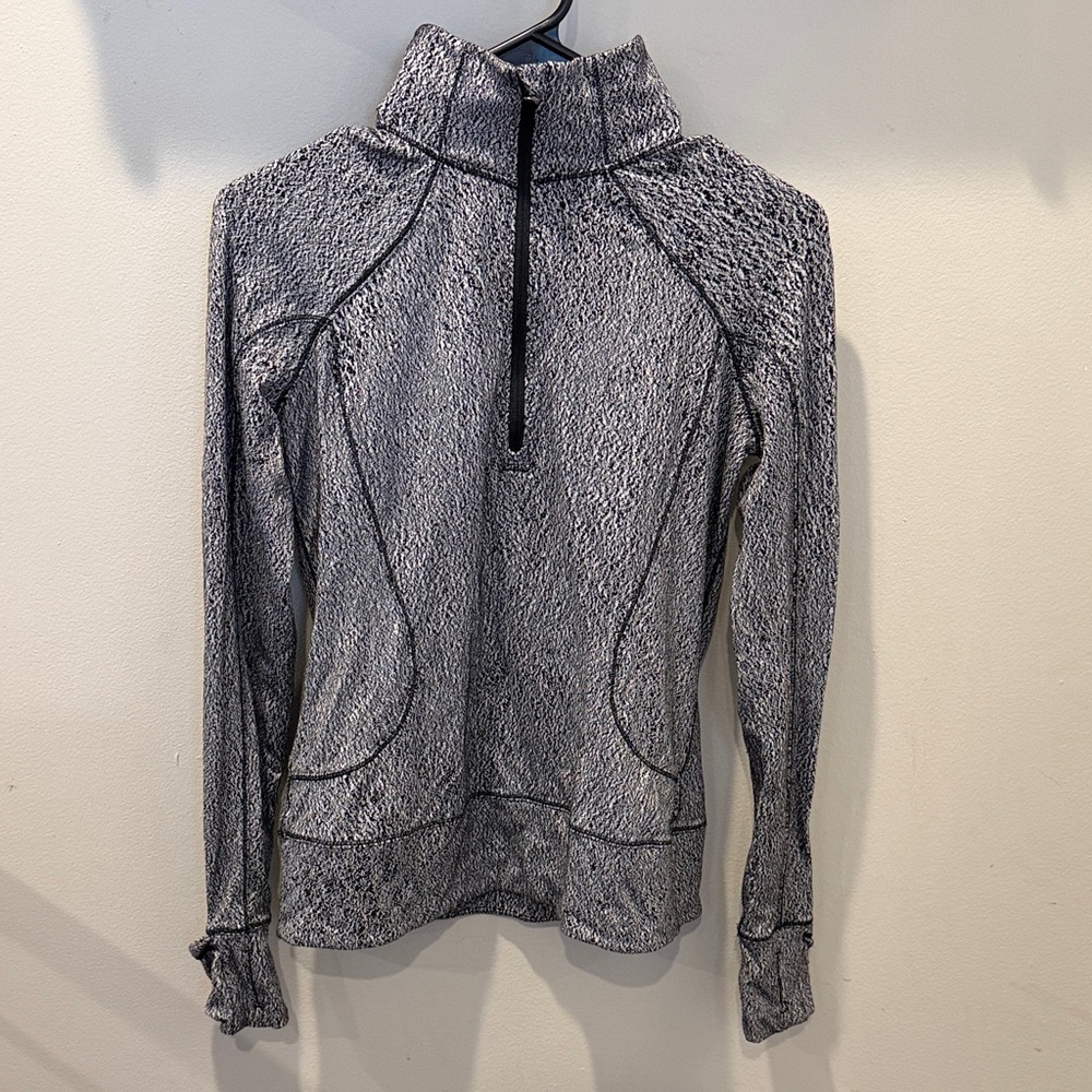 lululemon athletica Gray Quarter-Zip Sweatshirt